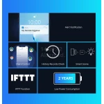 Sensore porta finestra wireless SONOFF DW2 RF per allarme casa