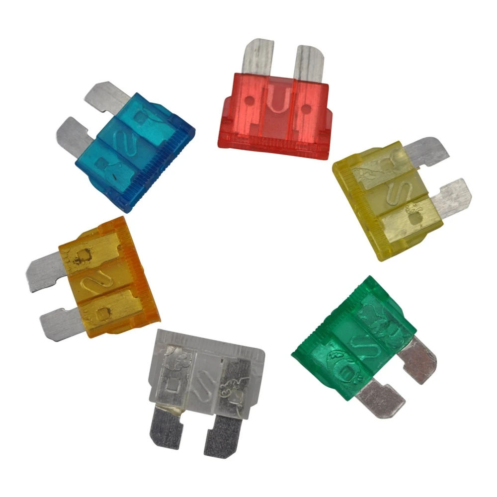 Set fusibili auto moto 120 pezzi 5A 10A 15A 20A 25A 30A TSX TOOL