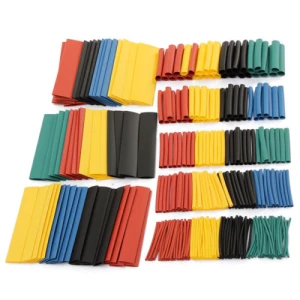 Set 328 pezzi tubi termorestringenti 8 misure 5 colori per elettronica