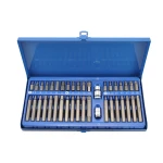 Set 40 pz punte Torx per viti esagonali Bit 1/2'' 3/8'' per auto