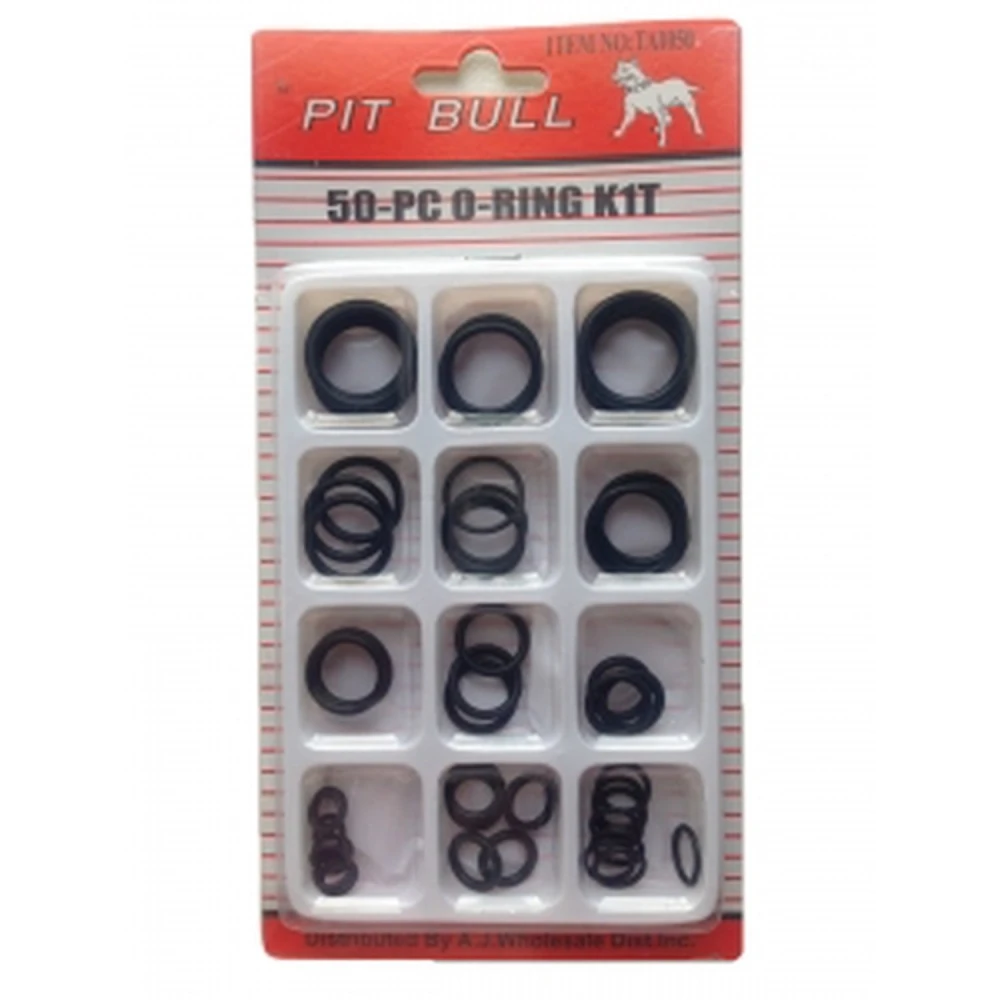 Set da 50 guarnizioni O-ring per idraulica con 12 misure diverse
