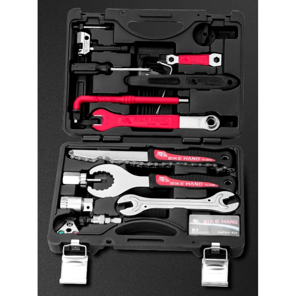 Set attrezzi bici 18 in 1 Bikehand - kit multifunzione