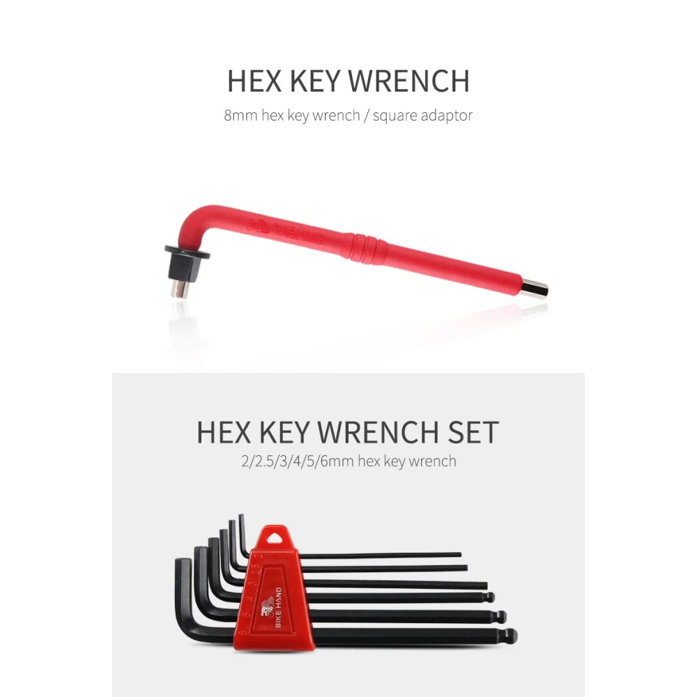 Set attrezzi bici 18 in 1 Bikehand - kit multifunzione