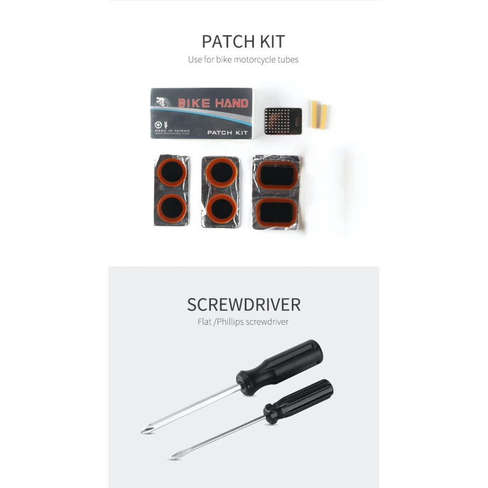 Set attrezzi bici 18 in 1 Bikehand - kit multifunzione