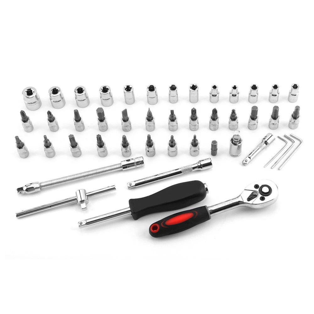 Set chiavi a bussola esagonali 1/4 46 pezzi TSX TOOL per auto e fai da te