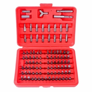 Set punte cacciavite magnetiche 100 pezzi TSX TOOL - Kit esagonale e Torx