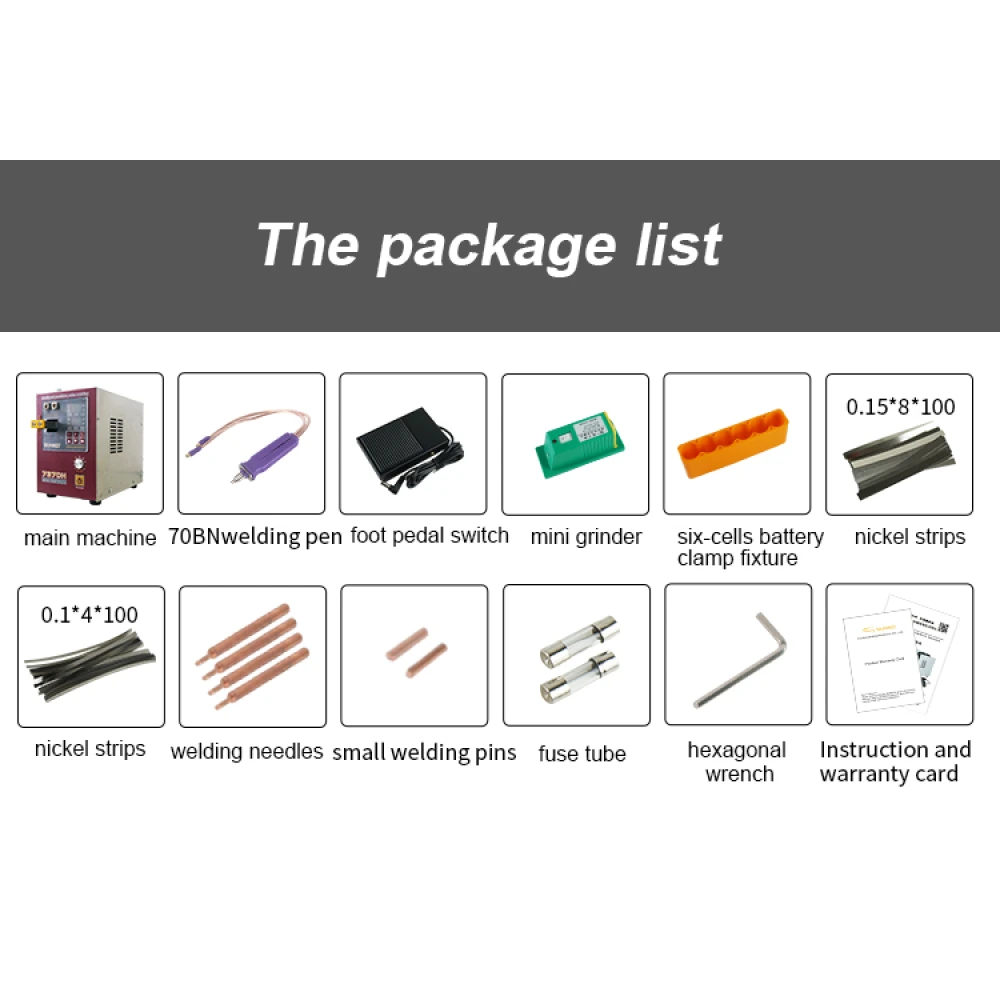 Saldatrice a punti Sunkko 737DH per batterie al litio 18650 14500 21700