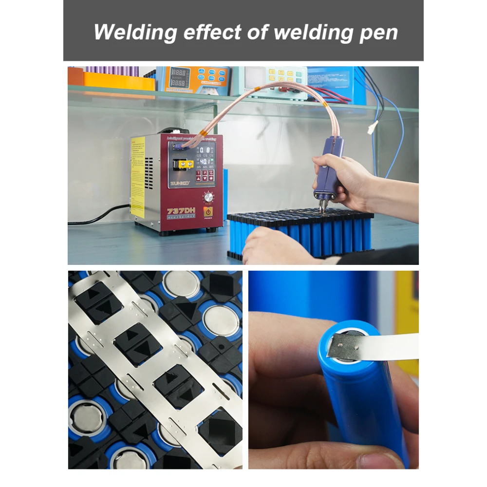 Saldatrice a punti Sunkko 737DH per batterie al litio 18650 14500 21700