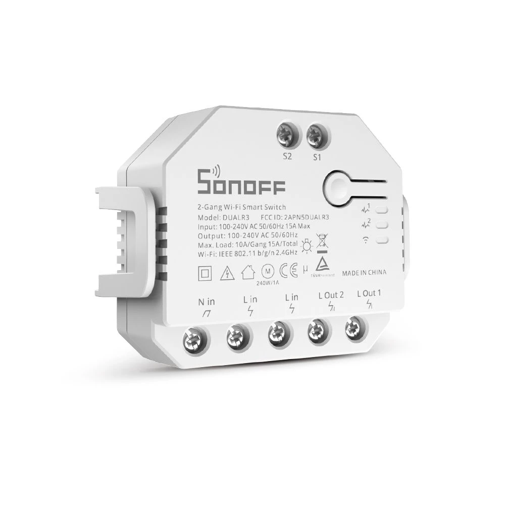 SONOFF DUAL R3 interruttore smart dual con misurazione potenza