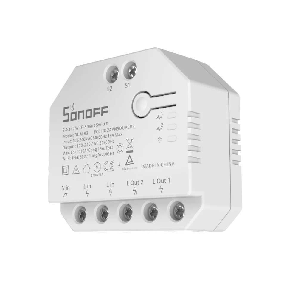 SONOFF DUAL R3 interruttore smart dual con misurazione potenza