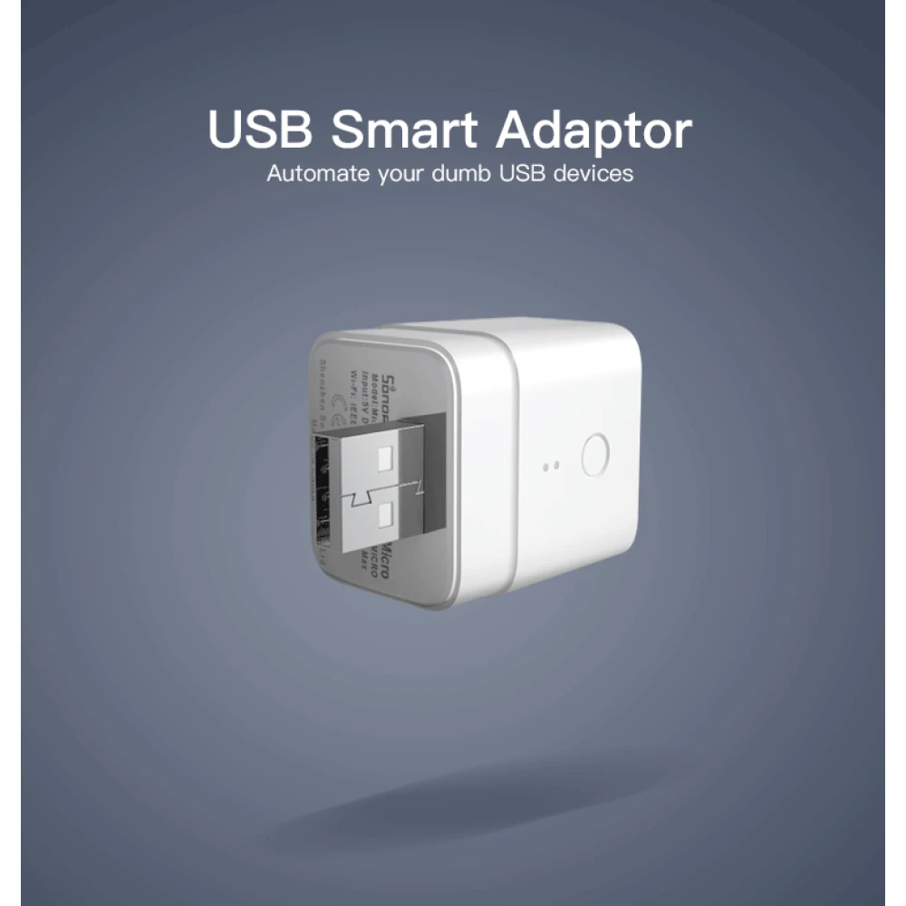 SONOFF Micro adattatore USB WiFi smart per controllo remoto e automazione