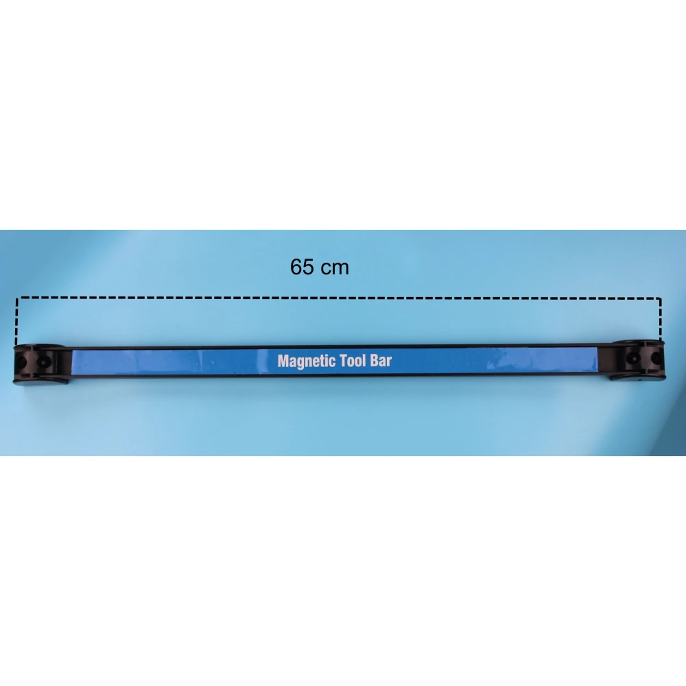 Organizador de herramientas con barra magnética de acero de 50cm