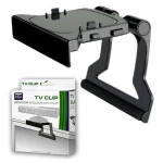 Supporto Kinect Xbox 360 per TV con clip nero compatibile con sensore Kinect