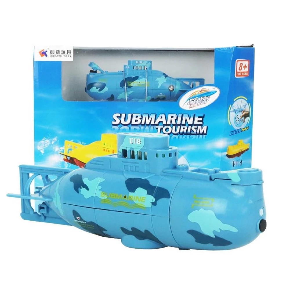 Sottomarino RC Mini 3 Canali - Rc Micro Submarine Blu Satkit