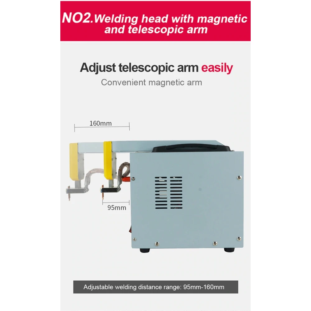 SUNKKO 738AL: saldatrice a punti per batterie al litio 18650
