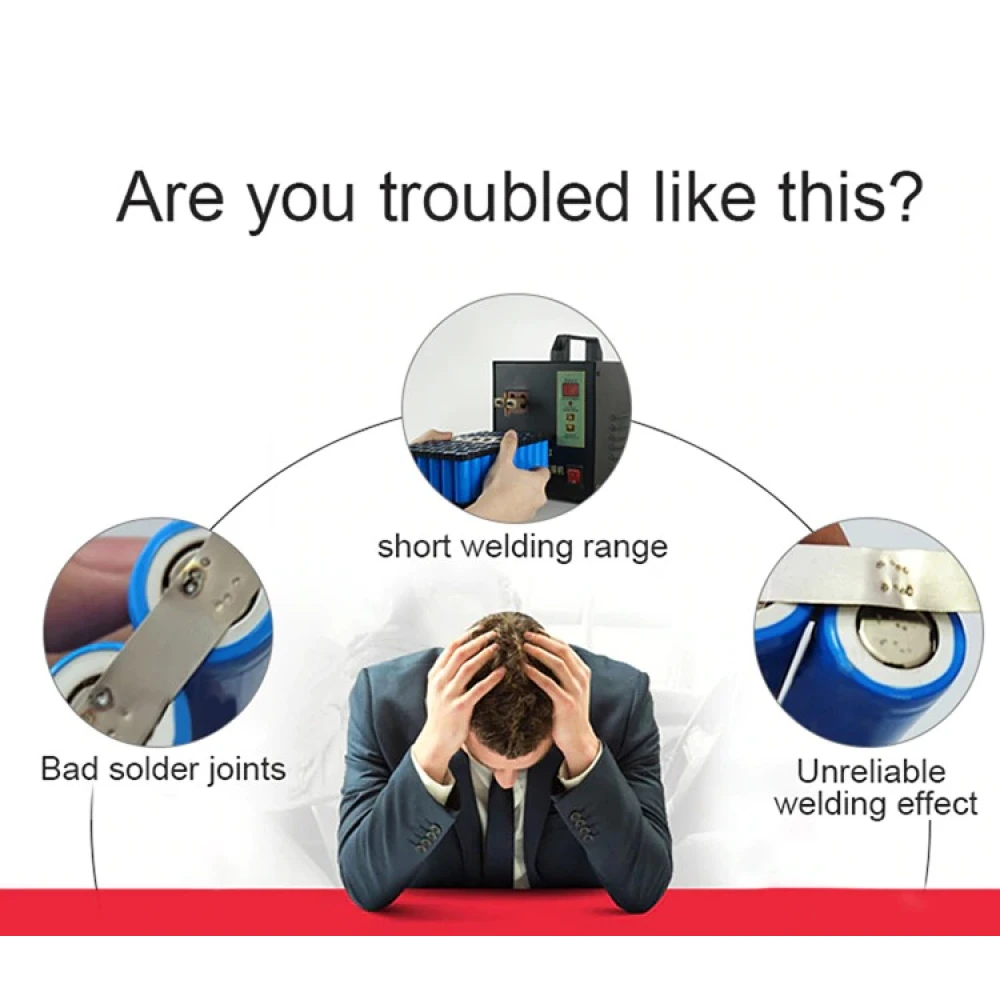 SUNKKO 738AL: saldatrice a punti per batterie al litio 18650