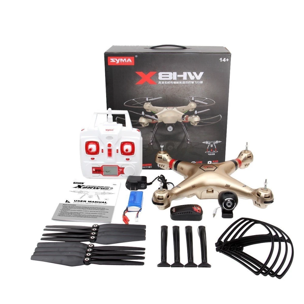 Syma X8hw Drone Quadcopter FPV con Camera WiFi HD in Tempo Reale