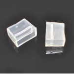 Tappo finale in PVC trasparente per striscia LED 220V AC 14mm