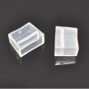 Tappo finale in PVC trasparente per striscia LED 220V AC 14mm