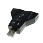 Scheda audio USB dual con 2 uscite e 2 ingressi audio