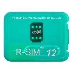 Tarjeta unlock R-SIM 12 en portasim de iPhone