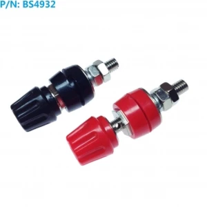 Amass Terminali femmina 4mm rosso nero 60V 50A pack 2 Amass per pannello