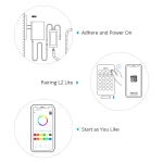 Striscia LED intelligente WiFi SONOFF L2 Lite 5 metri con telecomando e app