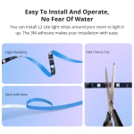 Striscia LED intelligente WiFi SONOFF L2 Lite 5 metri con telecomando e app