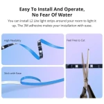 Striscia LED intelligente WiFi SONOFF L2 Lite 5 metri con telecomando e app