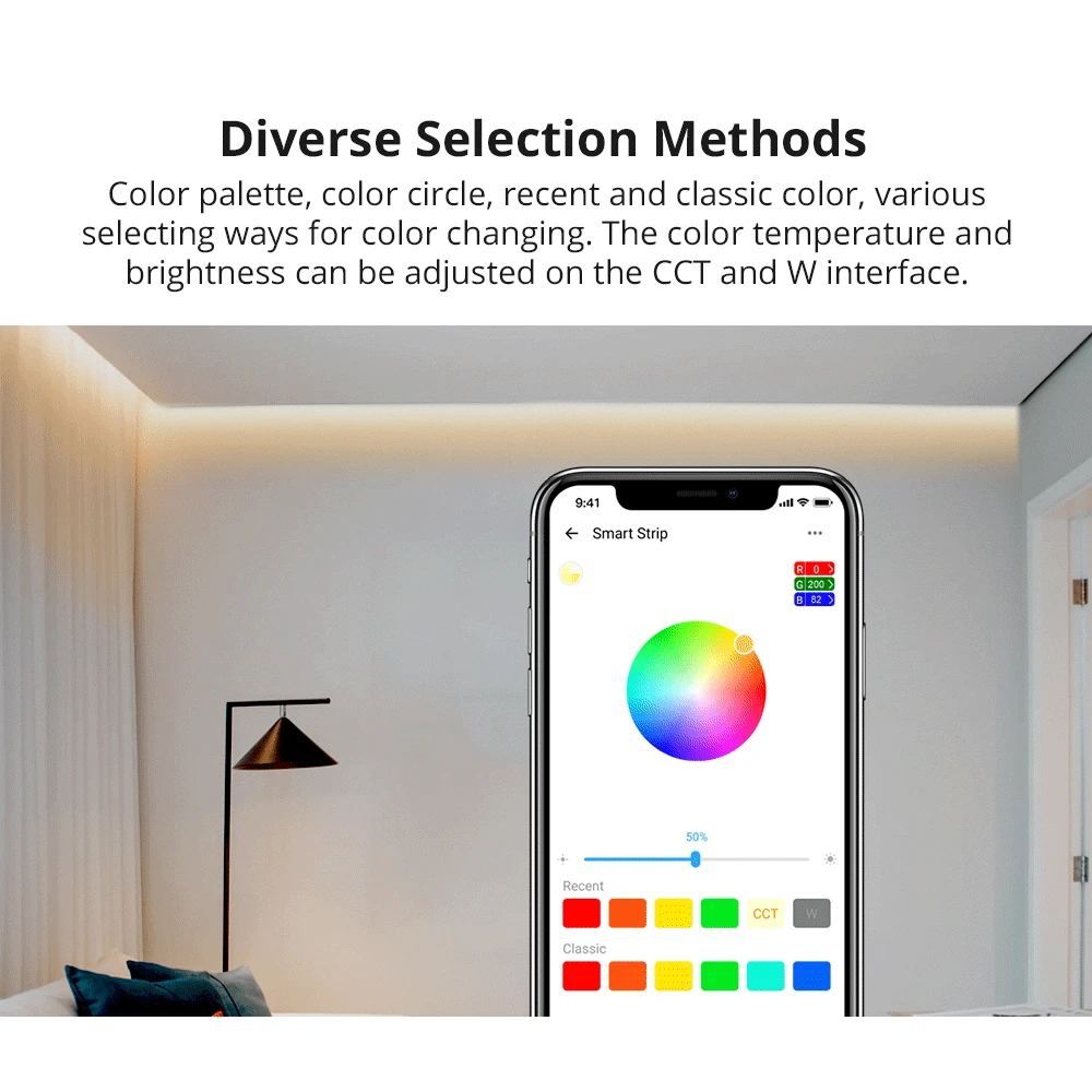 Striscia LED intelligente WiFi SONOFF L2 Lite 5 metri con telecomando e app