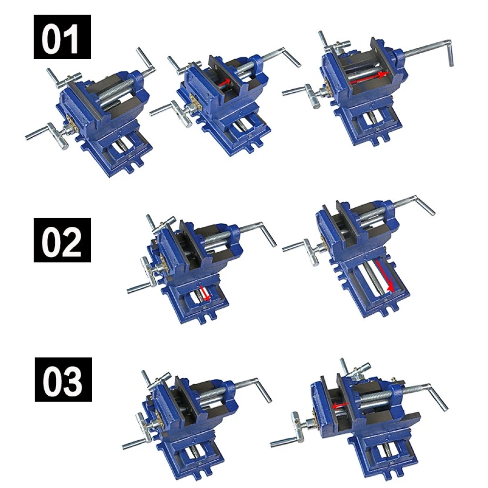 Morsa da banco 100mm TSX TOOL per lavori precisi e robusti