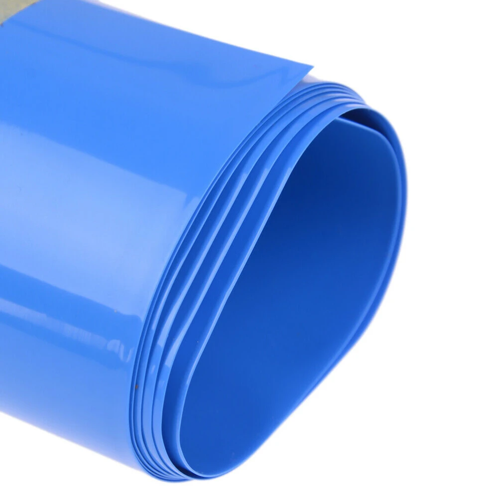 Tubo termorestringente PVC 1m x 145mm x 0.13mm per pacco batterie Sunkko