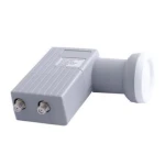 Twin LNB universale 2 uscite per collegare fino a 2 ricevitori HDTV