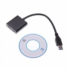 USB 3.0 a VGA Adattatore esterno per cavo grafico video multi-monitor per Win 7/8 Electronic equipment  9.00 euro - satkit