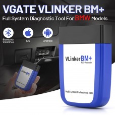Vgate vLinker BM+ Bluetooth 4.0 ELM327/ELM329 Scanner diagnostico OBD2 per BMW/MINI compatibile con iOS e Android