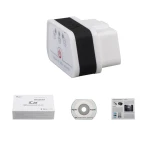 Vista lateral del escáner Vgate iCar2 OBD2 Elm327 WiFi compacto