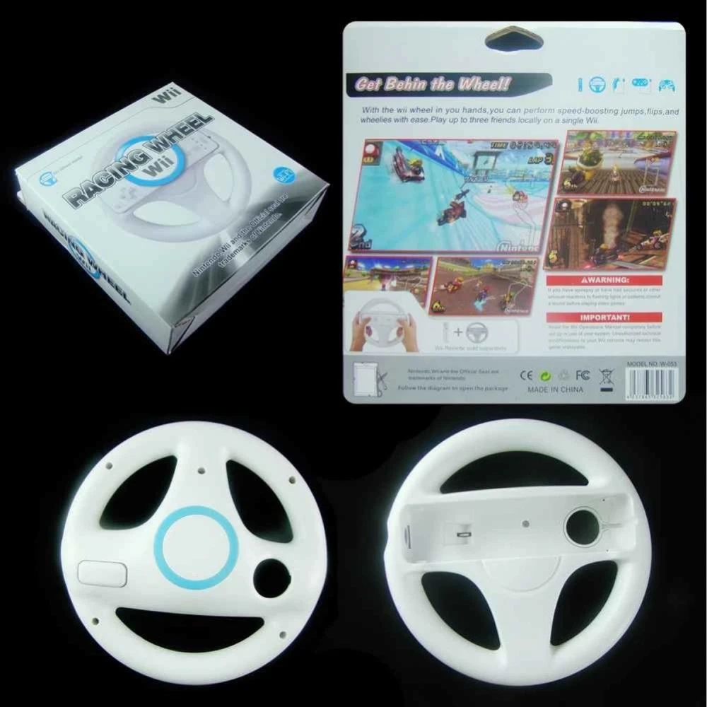 Volante per Wiimote Wii Wheel - controllo preciso per giochi di guida Wii