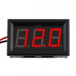 Voltmetro digitale 3,5v 30v da incasso con indicatore batteria LED rosso