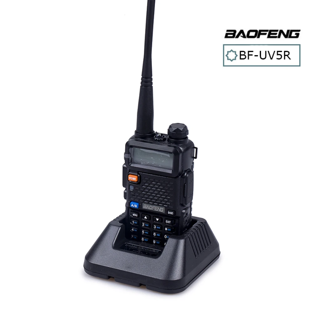 Walkie talkie Baofeng UV-5R 8W con auricolare e radio dual band VHF/UHF