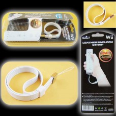 Wii Controller Leather Hand Strip [ Bianco ]