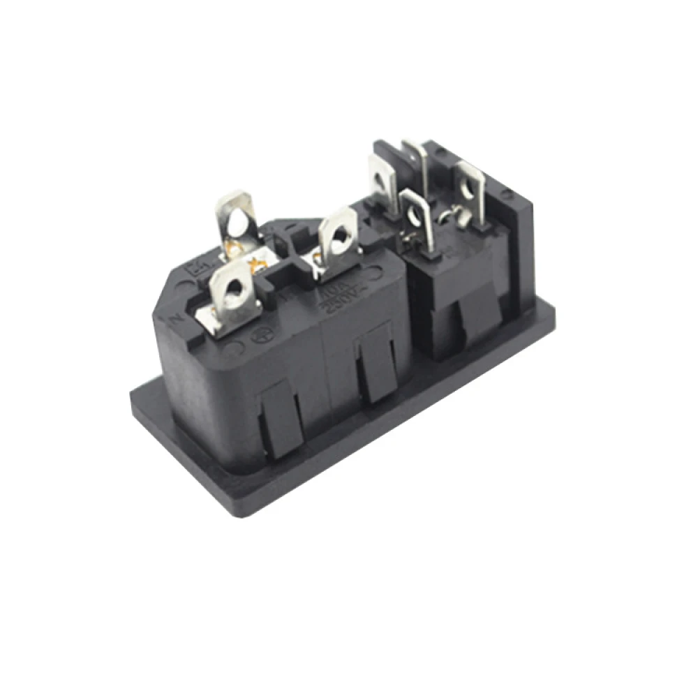 Detalle del interruptor basculante ON/OFF del zócalo AC03A