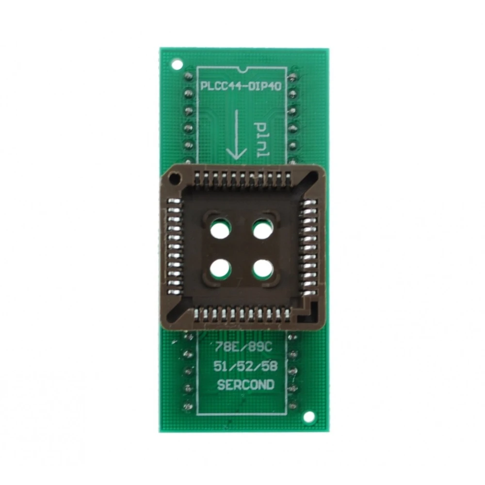 Zoccolo programmatore PLCC44 a DIP40 compatibile con programmatori satkit