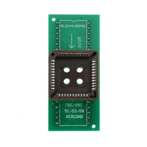Zoccolo programmatore PLCC44 a DIP40 compatibile con programmatori satkit