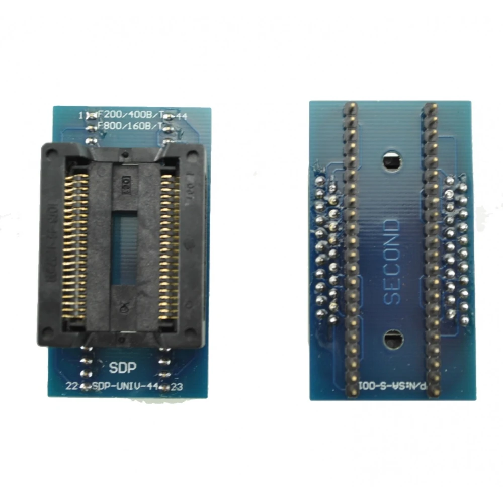 Zoccolo programmatore PSOP44 a DIP44 con facile inserimento per 44 pin